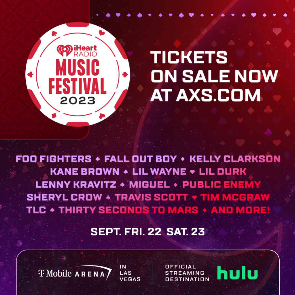 iHeartRadio Music Festival 2022, September 22nd and 23rd in Las Vegas